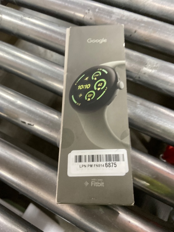 Photo 1 of Google Pixel Watch 3 (45mm) 2024 Model - Android Smartwatch, Heart Rate Tracking, Fitbit Advanced Running, Fitness Insights, 24-Hour Battery - Matte Hazel Aluminum Case - Hazel Band - Wi-Fi