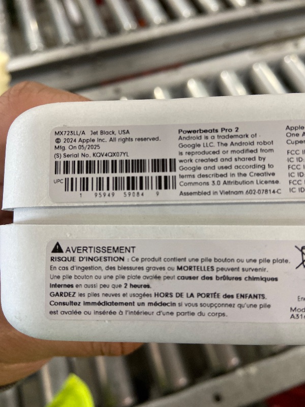 Photo 1 of Beats Powerbeats Pro 2 - Wireless Noise Cancelling Workout Earbuds with Secure- Fit Earhooks, Up to 45-Hour Battery with Charging Case, Sweat & Water Resistant, Heart Rate Monitoring - Jet Black