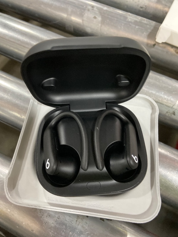Photo 1 of Beats Powerbeats Pro 2 - Wireless Noise Cancelling Workout Earbuds with Secure- Fit Earhooks, Up to 45-Hour Battery with Charging Case, Sweat & Water Resistant, Heart Rate Monitoring - Jet Black