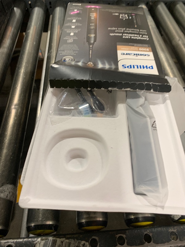 Photo 1 of Philips Sonicare DiamondClean Smart 9300 Electric Toothbrush, Sonic Toothbrush with App, Pressure Sensor, Brush Head Detection, 4 Brushing Modes and 3 Intensity Levels, Black, Model HX9903/15