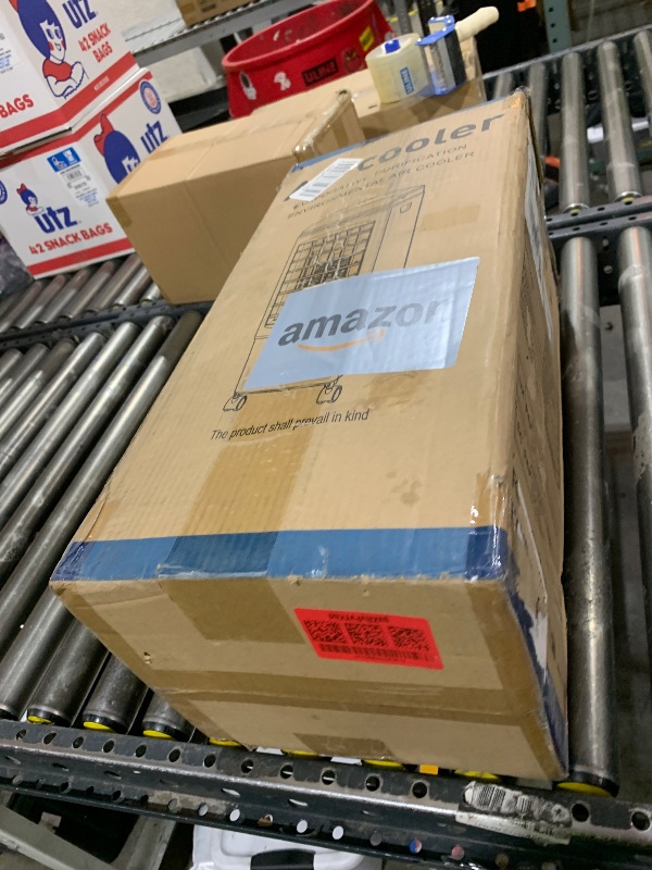 Photo 1 of Portable Air Conditioners, 3 IN 1 Windowless Air Conditioner Portable with Remote, Fast Cooling Evaporative Air Cooler with 3 Ice Box, Swamp Cooler 1-7H Timer 3-Speed Portable AC for Room Office White
