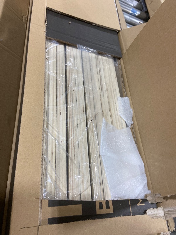 Photo 1 of Meliusly SlatSure Queen Size Bunkie Board – Heavy Duty Vertical Bed Slats & Foldable Wooden Support Board for Sagging Mattress or Platform Bed Frame, Box Spring Alternative and Replacement