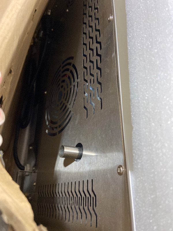 Photo 1 of CROSSON 23L Quarter-Size Convection Oven,3-Tier Commercial Toaster oven w/Front Glass Door,3 set of Wire Racks,120 Minutes Timer and Interior Light, 120V/1600W Countertop Conventional Oven