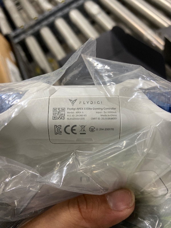 Photo 1 of FLYDIGI Apex 5 PC Controller, Forceflex Joystick 2.0, ForceAdapt Triggers, 3ms Ultra-Low Latency, RGB Light Bar, Full-Color LCD Display,1500mAh Battery PC/NS/Android/TV