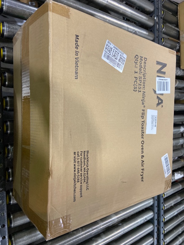 Photo 1 of Ninja Toaster Oven & Air Fryer, 8-in-1 Functionality, Large Capacity, Air Fry Basket, Sheet Pan, Wire Rack & Removable Crumb Tray, Stainless,1800 watts, SP151