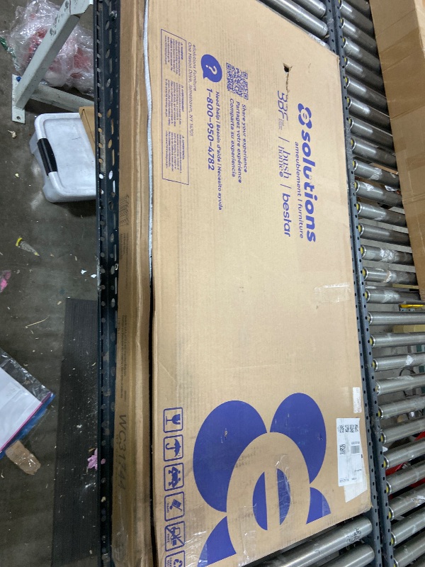 Photo 1 of Bush Furniture Cabot 42W Shell Desk Return in Heather Gray