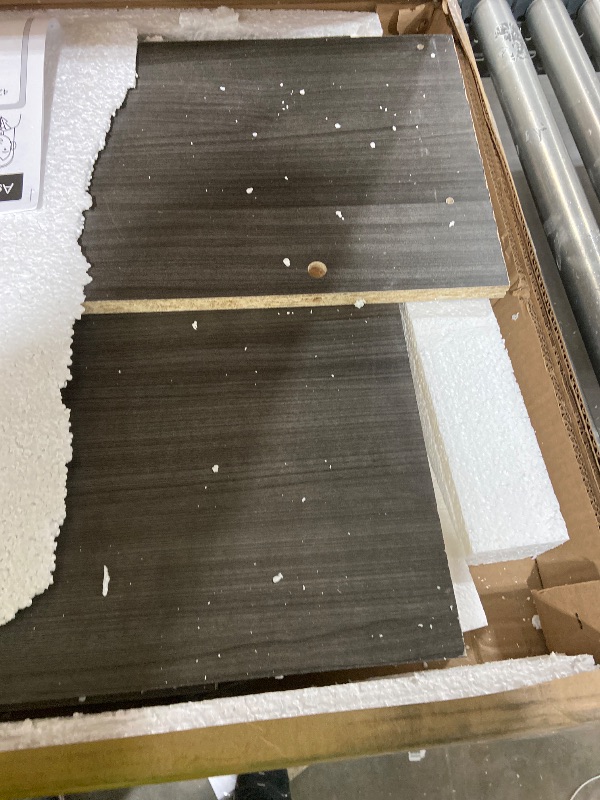 Photo 1 of Bush Furniture Cabot 42W Shell Desk Return in Heather Gray