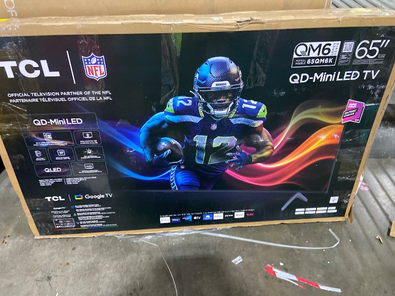 Photo 1 of TCL 65 Inch Class QM6K Series | Mini LED QLED 4K HDR | 65QM6K, 2025 Model | 120HZ-144HZ High Brightness Smart Google TV Dolby Atmos Onkyo Audio | Voice Remote Alexa Gaming Streaming Television