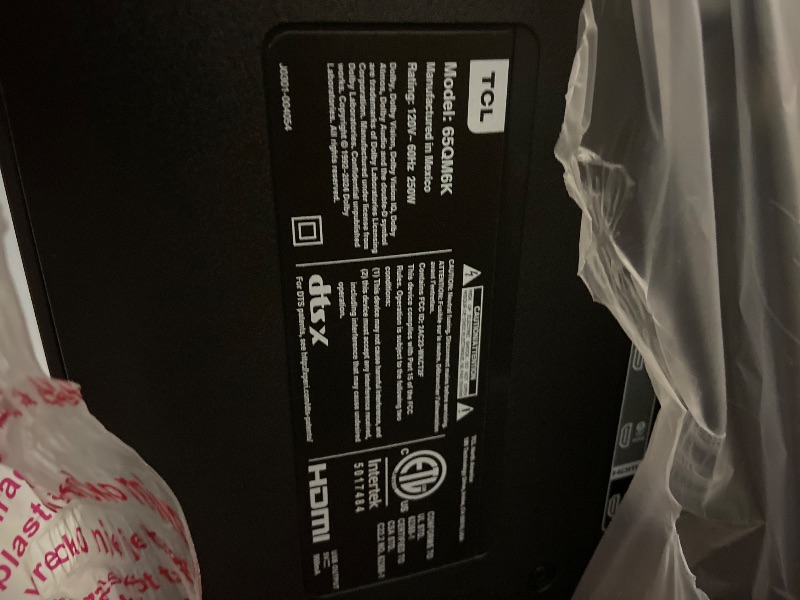 Photo 1 of TCL 65 Inch Class QM6K Series | Mini LED QLED 4K HDR | 65QM6K, 2025 Model | 120HZ-144HZ High Brightness Smart Google TV Dolby Atmos Onkyo Audio | Voice Remote Alexa Gaming Streaming Television