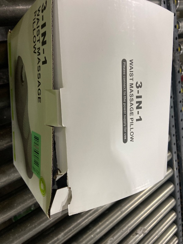 Photo 1 of Smooth Triple Fusion Back Massager,with Heat, Vibration & Lumbar Traction - Deep Tissue Lumbar Pillow for Lower Back Pain Relief, Relaxation for Home, Office - Corded Electric?Dark Gray?