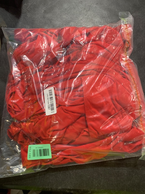 Photo 1 of *INCOMPLETE** Red Sequin Backdrop Curtain for Valentine's Day- 5ft(W) x 10ft(H)Wrinkle Free Shimmer Back Drop Cloth, Glitter Backdrop Drape for Photography, Birthday, Wedding, Christmas Background