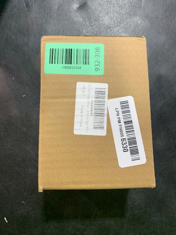 Photo 1 of 1/2 Birthday Boy Half Birthday Decorations High Chair Banner, 6 Month Girl Tassel Wood Bead Highchair Garland Blue