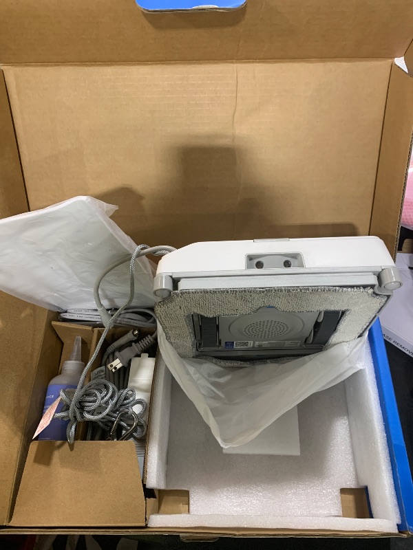 Photo 1 of ECOVACS WINBOT Mini Window Cleaning Robot - Compact Design, Dual Nozzles with Ultrasonic Spray, 9-Stage Protection System, Intelligent Path Planning, 3 Cleaning Modes, Anti-Slipping System