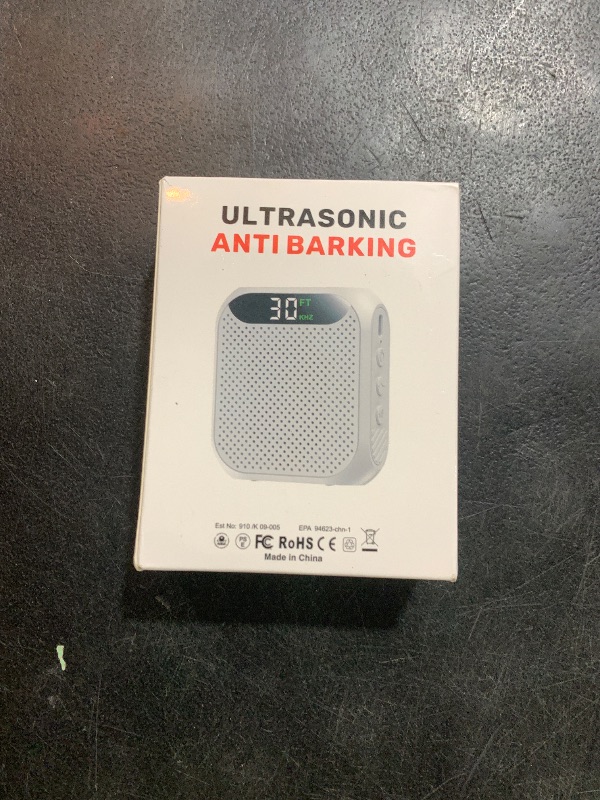 Photo 1 of MALOK Dog Bark Deterrent Devices, Rechargeable Bark Control Device with Adjustable Frequency & Range for All Large & Small Dogs