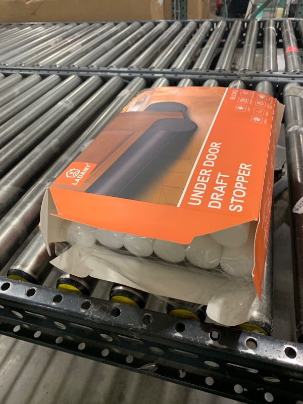 Photo 1 of (2 Pack) Under Door Draft Stopper, Under Door Blocker Size of Adjustable Size from 30" to 36", Easy Install,Gap Filler, Reduces Air Draft, Noise & Sound, Door Seal for Improved Insulation