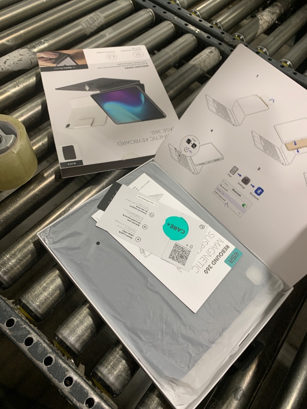 Photo 1 of ESR iPad Pro 13 Inch Case with Keyboard (M5/M4, 2025/2024), iPad Pro 13 Keyboard Case with Easy-Set Magnetic Stand, Portrait/Raised Modes for iPad Pro 13, Removable, Rebound 360 Series, Black