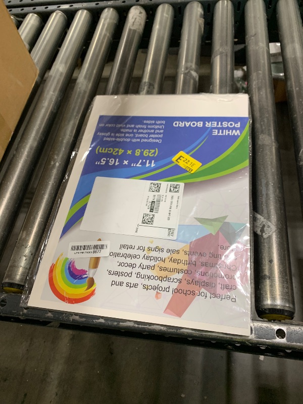 Photo 1 of 10 Pcs Poster Board 11.7 x 16.5 Inches White Poster Board Paper Bulk, ROOKEA 250 GSM Thickness Vision Board Blank Graphic Display Posterboards for Drawing Artwork School Arts Crafts Projects