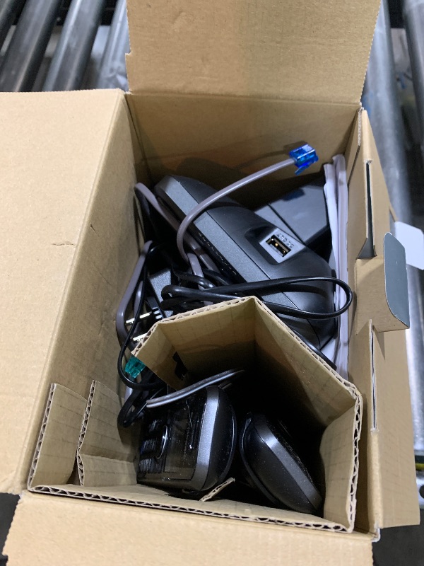 Photo 1 of Panasonic Cordless Phone System, 2 Line Cordless Phone System with 2 Handsets - Answering Machine, Link2Cell, 3-Way Conference, Call Block, Long Range DECT 6.0, Bluetooth - KX-TG9542B (Black)