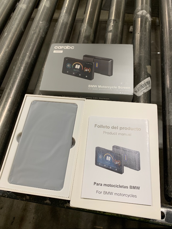 Photo 1 of CARABC DB601 for BMW Motorcycles Touchscreen,Plug & Play Smart Display,Support CarPlay/Android Auto,IP68 Waterproof,60Fps,Built-in GPS,Data Reading