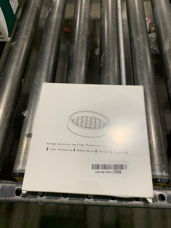 Photo 1 of 1.6"x1.6" Round Rubber Furniture Caster Cups, 16 PCS Chair Coasters for Carpet - Clear Non Slip Furniture Pads with Grip, Carpet Protector for Furniture Legs - Protect Any Flooring