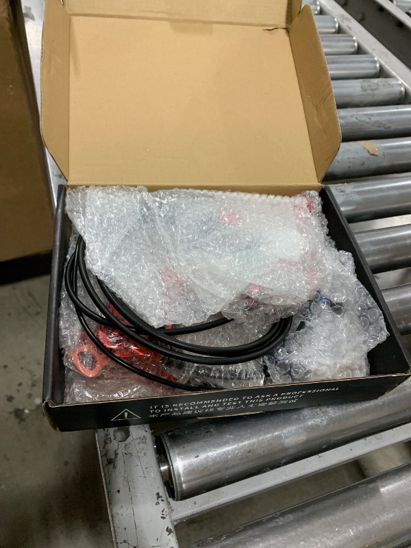 Photo 1 of PeakRider Zoom eBike Hydraulic Brake Upgrade Kit – 2/3 PIN Male Waterproof Power-Off Sensor Connector, Pre-Bled Brake Levers & Calipers with 160mm Rotors