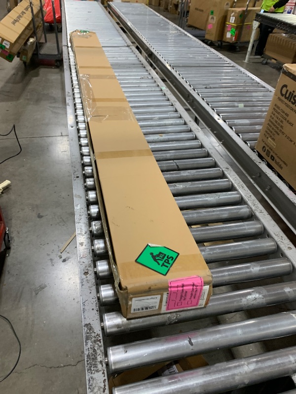 Photo 1 of Art3d Slat Wall Panels, WPC Soundproof 3D Wall Paneling for Interior Wall Decor, TV Background, 8-Pack 96 x 6 in. Teak