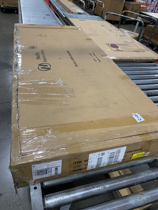 Photo 1 of Hally Sinks & Tables H Stainless Steel Table for Prep & Work 24 x 60 Inches, NSF Commercial Heavy Duty Table with Undershelf and Backsplash for Restaurant, Home and Hotel