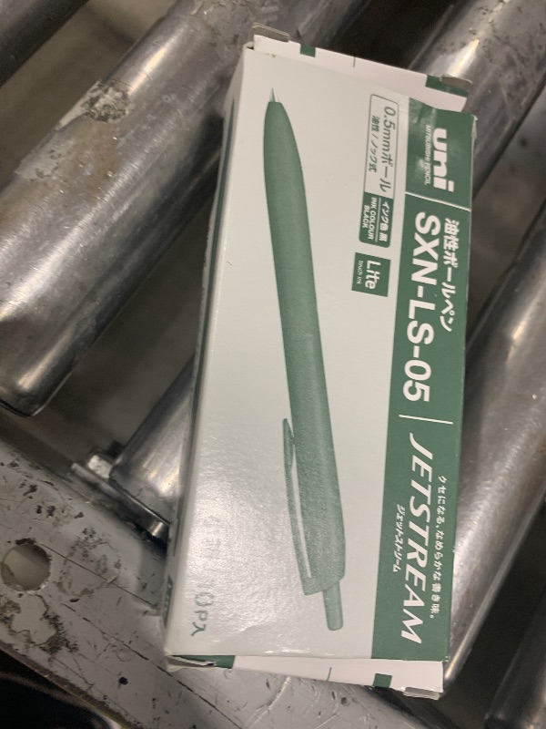 Photo 1 of ???? Uni Jetstream Single Ballpoint Pen, Equipped with 0.5mm Lite Touch Ink (Black), Sage, SXNLS05.52, Set of 10LPNPMFM9187781