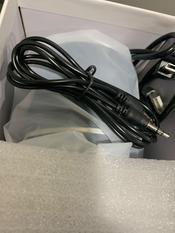 Photo 1 of Security Camera with Bluetooth Speaker, 1080P Wireless WiFi Camera for Home/ Office/ Baby/ Pet, Indoor Camera Rotating Lens, with Motion Detection, APP, Local & Cloud Storage (Included 128GB SD Card)