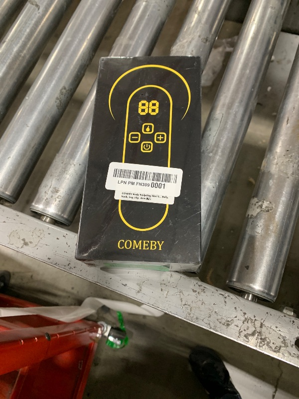 Photo 1 of COMEBY Body Sculpting Machine - Professional Handheld Cordless Cellulite Massager - Suitable for Belly, Neck, Legs, Hip, Arms (White)