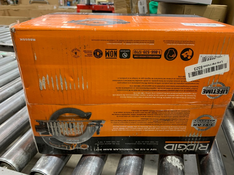 Photo 1 of Ridgid 18V SubCompact Brushless Cordless 6 1/2 in. Circular Saw (Tool Only) R8656B