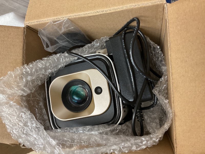 Photo 1 of ?Auto Focus&1080P?Magcubic Mini Smart Projector with 4K Support, Portable Projector with Wifi and Bluetooth, 5W Speaker, Built in Apps, Voice Control, Outdoor Movie Projector