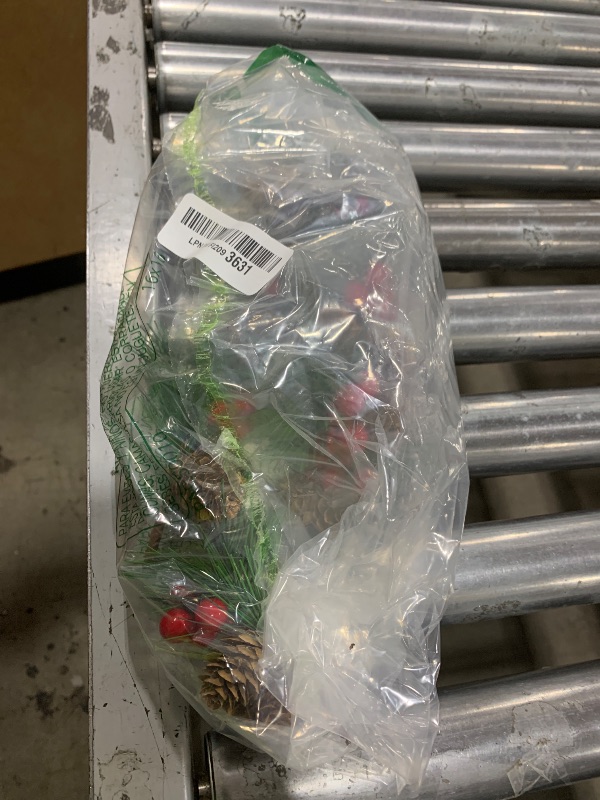 Photo 1 of 10 Pcs 4.7-Inch Artificial Pinecone and Berry Picks, Christmas Tree Picks, Pine Tree Needles Branches, Realistic Faux Pine Sprigs with Red Berries for DIY Wreaths, Garlands, and Home Xmas Decorations