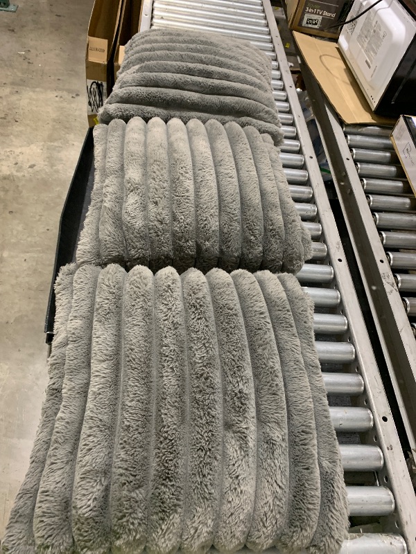 Photo 1 of Oversized Chaise Lounge Chair Indoor, No Assembly Needed Sleeper Sofa Bed, Comfy Reading Chair for Living Room Bedroom (Light Grey)