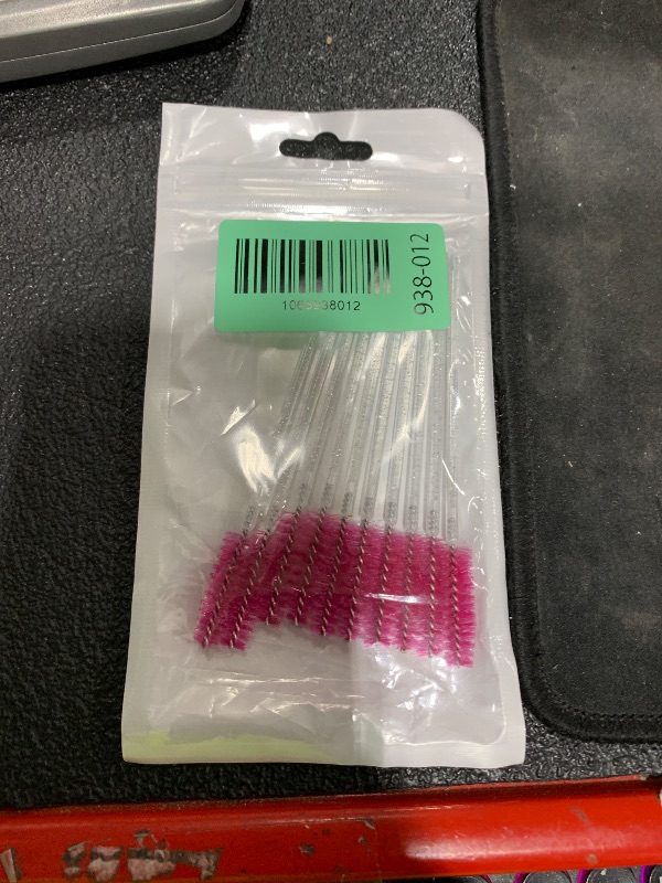 Photo 1 of 10Pcs Rose red Disposable Eyebrow Brushes,Silicone Eyelashes Brushes Transparent Mascara Wand Applicators Versatile Makeup Brushes Tools,Convenient to Carry,Mascara Brushes,Beauty and Personal Care