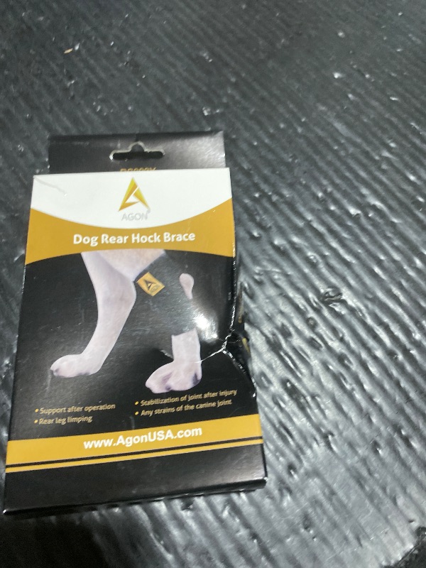 Photo 1 of Agon® Dog Leg Braces For Back Leg wrap hock compression protects wounds and helps heal hind legs rear ankle joint, preventing injuries, sprains providing stability for dogs, canine arthritis (X-Small)