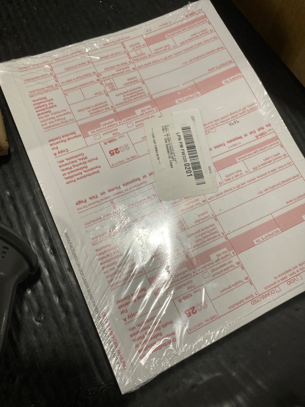 Photo 1 of 1099-R Tax Forms 2025 (distributions) 25 Sets of 4-Part, Laser Forms, Federal and State Copies (2 Forms on a Sheet) with 3 1096 Transmittals, 2025
