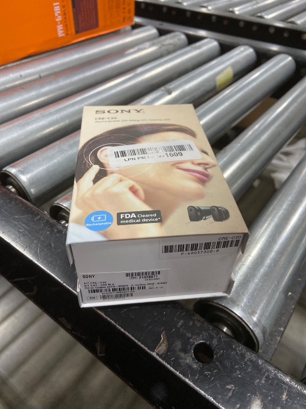 Photo 1 of Sony CRE-C20 Self-Fitting OTC Hearing Aids for Mild to Moderate Hearing Loss, Prescription-Grade Sound Quality, Compact Virtually Invisible Design, Customizable App, and Rechargeable Battery