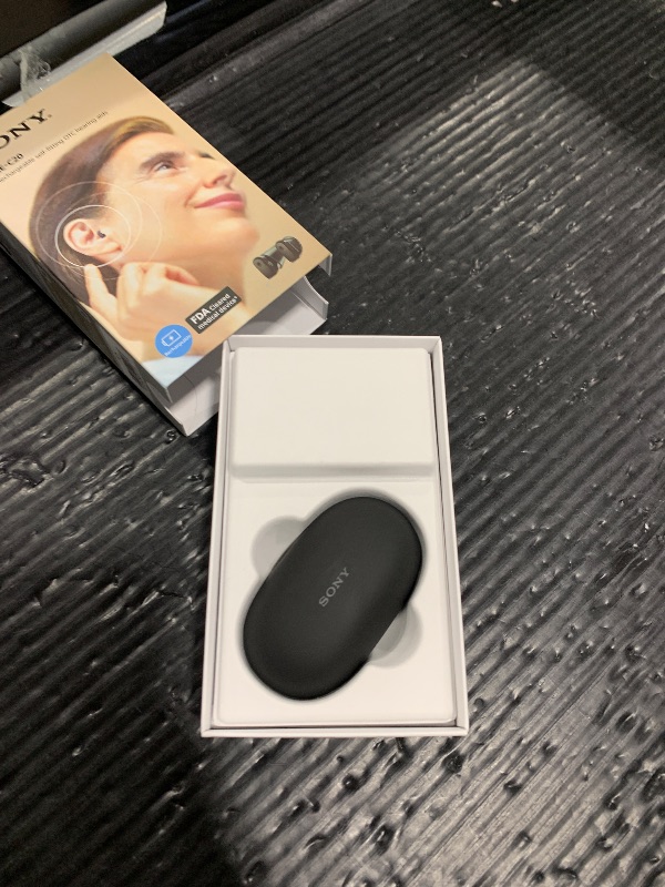 Photo 1 of Sony CRE-C20 Self-Fitting OTC Hearing Aids for Mild to Moderate Hearing Loss, Prescription-Grade Sound Quality, Compact Virtually Invisible Design, Customizable App, and Rechargeable Battery