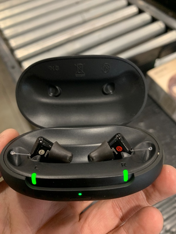 Photo 1 of Sony CRE-C20 Self-Fitting OTC Hearing Aids for Mild to Moderate Hearing Loss, Prescription-Grade Sound Quality, Compact Virtually Invisible Design, Customizable App, and Rechargeable Battery