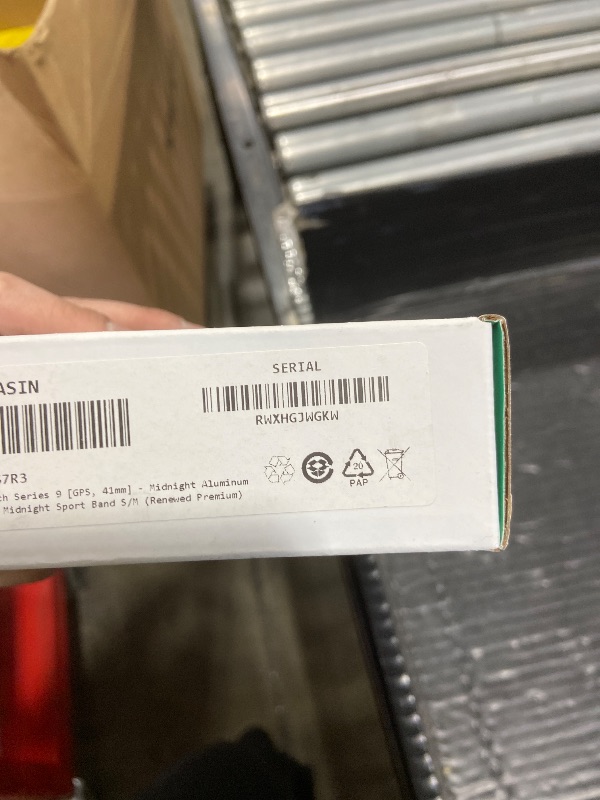 Photo 1 of Apple Watch Series 9 [GPS, 41mm] - Midnight Aluminum Case with Midnight Sport Band S/M (Renewed Premium)