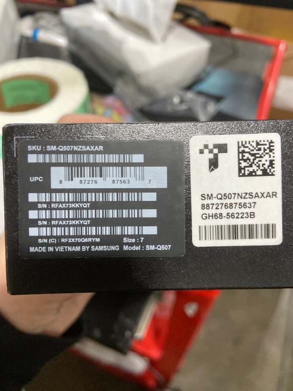 Photo 1 of SAMSUNG Galaxy Ring, AI Smart Ring, Size First w/Sizing Kit, No App Subscription, Fitness Monitor, Sleep Tracker, Up to 7-Day Battery, Size 7, Titanium Silver [US Version, 1Yr Manufacturer Warranty]