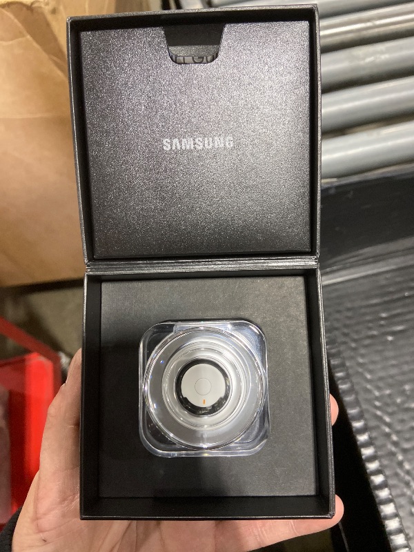 Photo 1 of SAMSUNG Galaxy Ring, AI Smart Ring, Size First w/Sizing Kit, No App Subscription, Fitness Monitor, Sleep Tracker, Up to 7-Day Battery, Size 7, Titanium Silver [US Version, 1Yr Manufacturer Warranty]