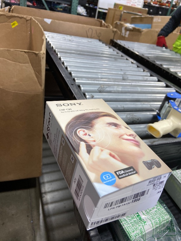 Photo 1 of Sony CRE-C20 Self-Fitting OTC Hearing Aids for Mild to Moderate Hearing Loss, Prescription-Grade Sound Quality, Compact Virtually Invisible Design, Customizable App, and Rechargeable Battery
