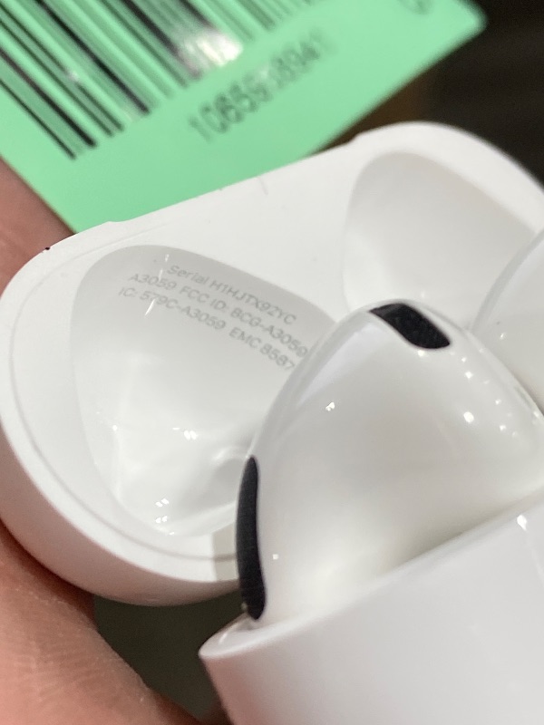 Photo 1 of Apple AirPods 4 Wireless Earbuds, Bluetooth Headphones, with Active Noise Cancellation, Adaptive, Transparency Mode, Personalized Spatial Audio, USB-C Charging Case, Wireless Charging, H2 Chip