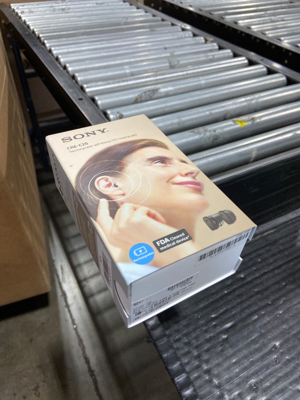 Photo 1 of Sony CRE-C20 Self-Fitting OTC Hearing Aids for Mild to Moderate Hearing Loss, Prescription-Grade Sound Quality, Compact Virtually Invisible Design, Customizable App, and Rechargeable Battery