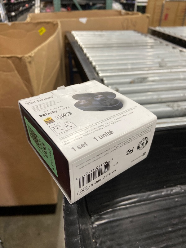 Photo 1 of Technics Reference Class Hi-Fi Wireless Earbuds, Dolby Atmos, Head Tracking, Adaptive Noise Cancelling, 3 Device Multipoint, 10-hr Battery, Wireless Charging, in Ear Headphones - EAH-AZ100-K (Black)