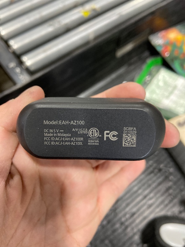 Photo 1 of Technics Reference Class Hi-Fi Wireless Earbuds, Dolby Atmos, Head Tracking, Adaptive Noise Cancelling, 3 Device Multipoint, 10-hr Battery, Wireless Charging, in Ear Headphones - EAH-AZ100-K (Black)