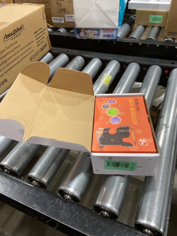 Photo 1 of 1000X Handheld Microscope for Kids 4K 2.0" Screen Rechargeable Mini Pocket Digital Microscopes w/Slides Kit Portable Edu Gift Age 4-6 8-12 Children Students