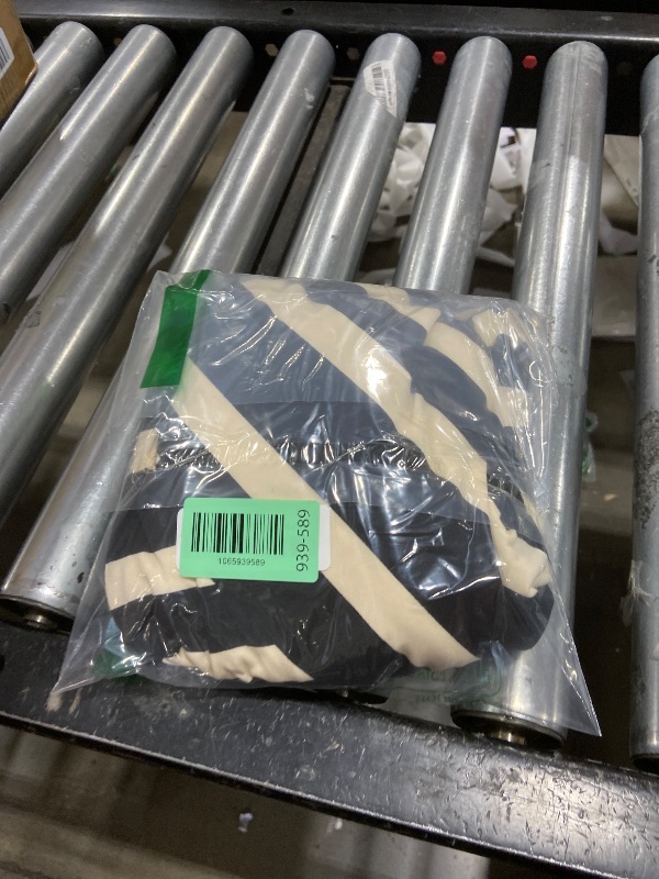 Photo 1 of Donna Morgan - Mock Neck Short Sleeve Striped Midi Sheath Work Dresses for Professional Women - 6